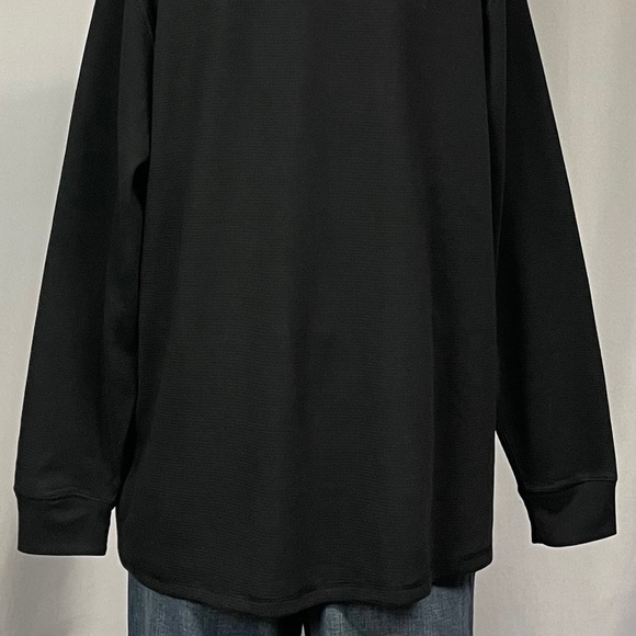 Polo Ralph Lauren New XXL Black Puffy Letter Thermal Longsleeved Tan Man Shirt - Picture 8 of 9